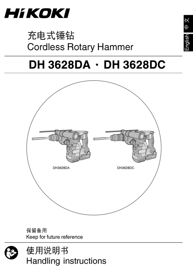 HIKOKI DH3628DC User manual