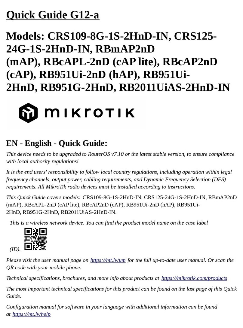 MikroTik RBcAPL-2nD User manual