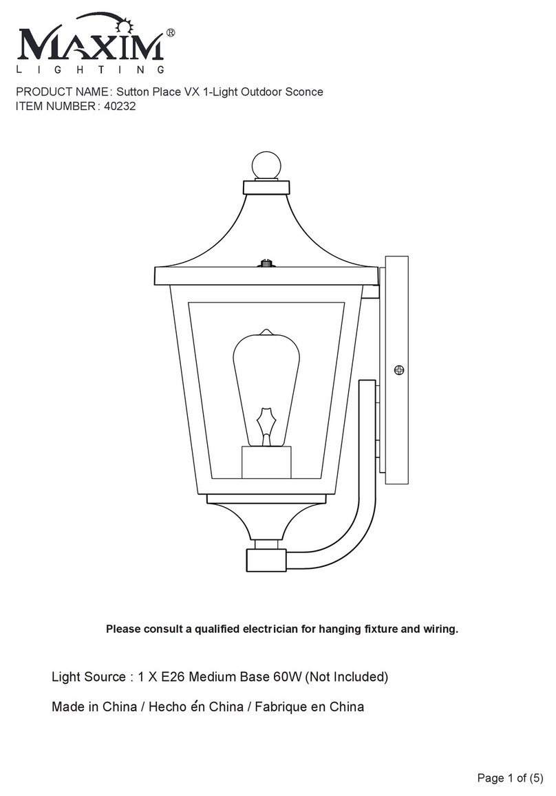 Maxim Lighting 40232 manual