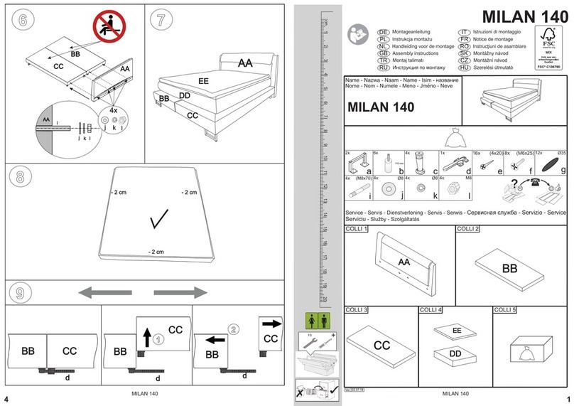 Otto MILAN 140 Assembly instructions