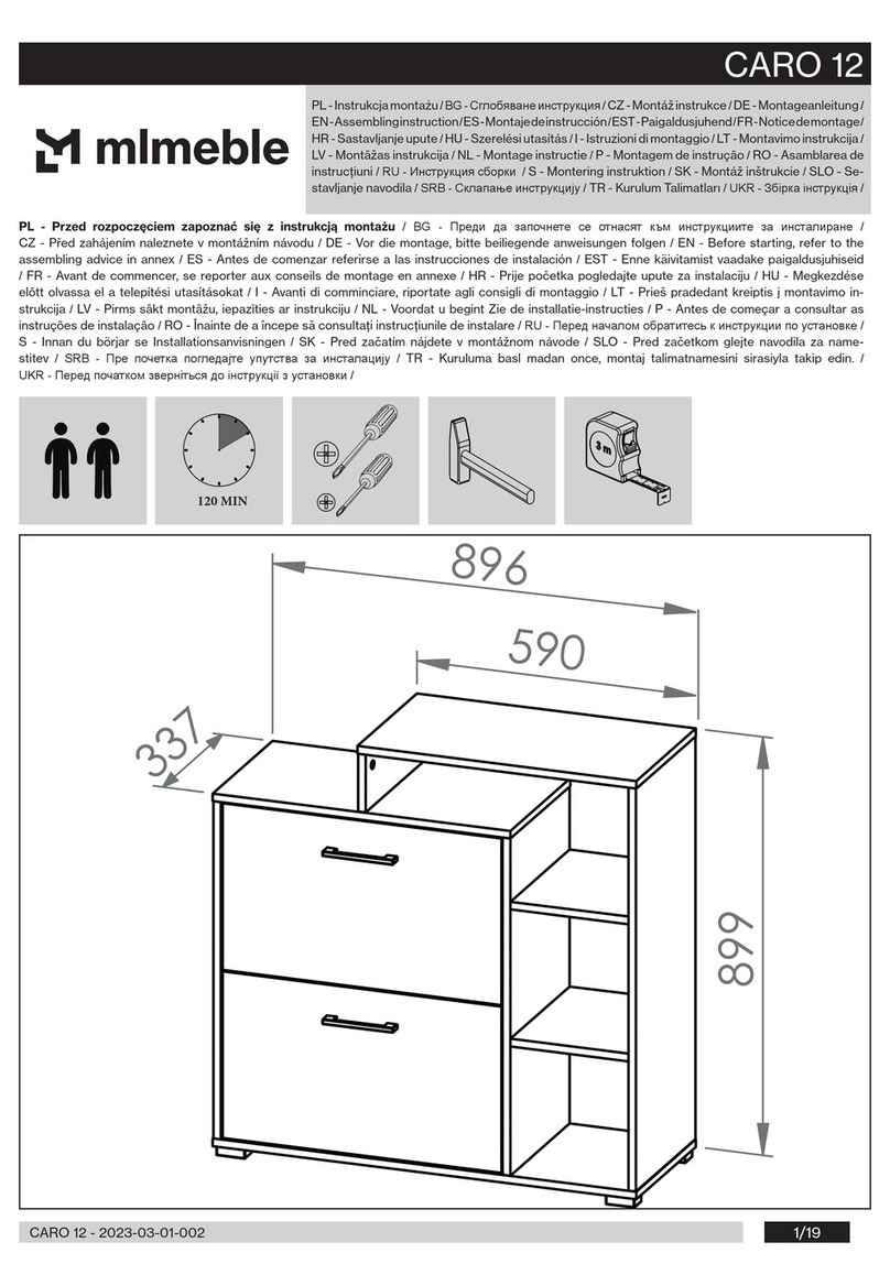 mlmeble CARO 12 Assembling Instruction