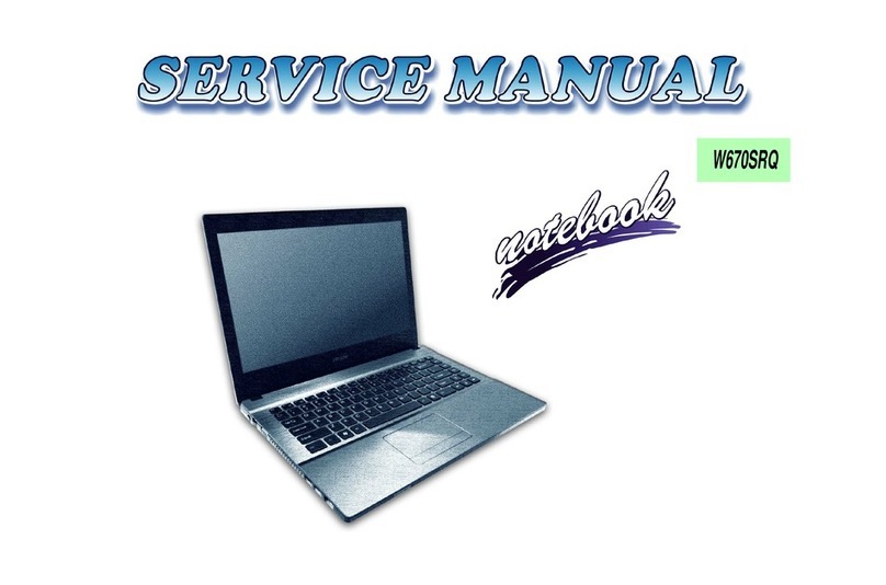 Clevo W670SRQ User manual