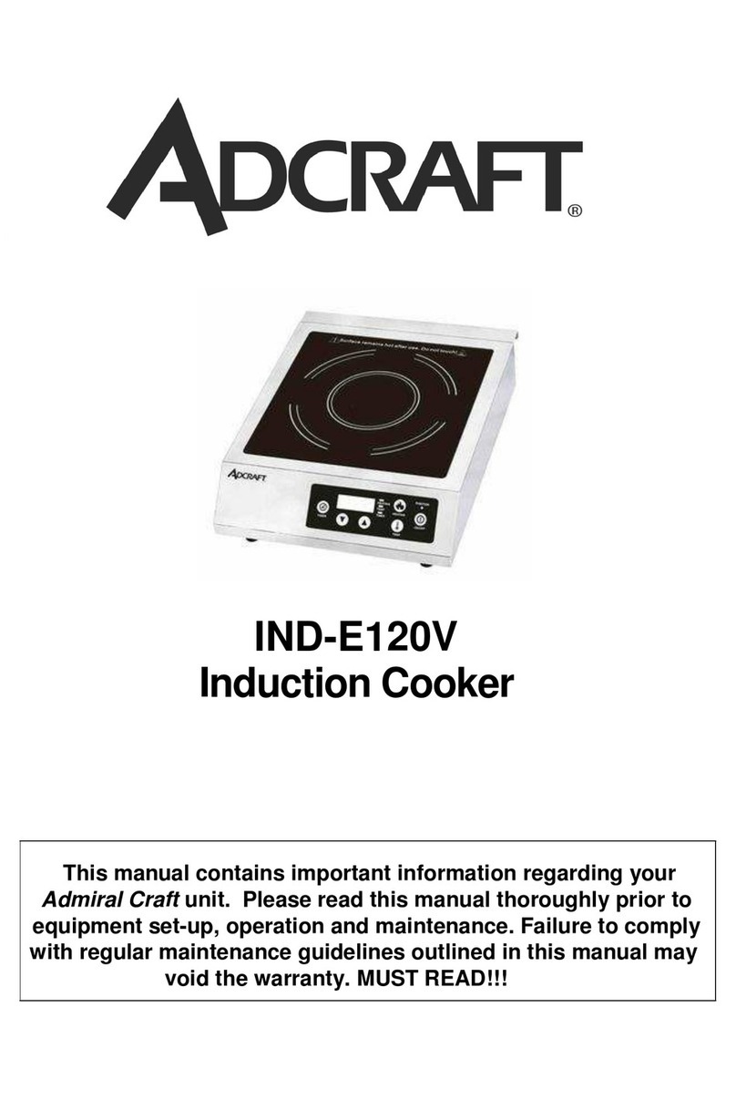 Adcraft IND-E120V manual