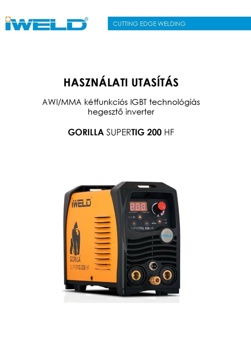 iWeld GORILLA SUPERTIG 200 HF user manual