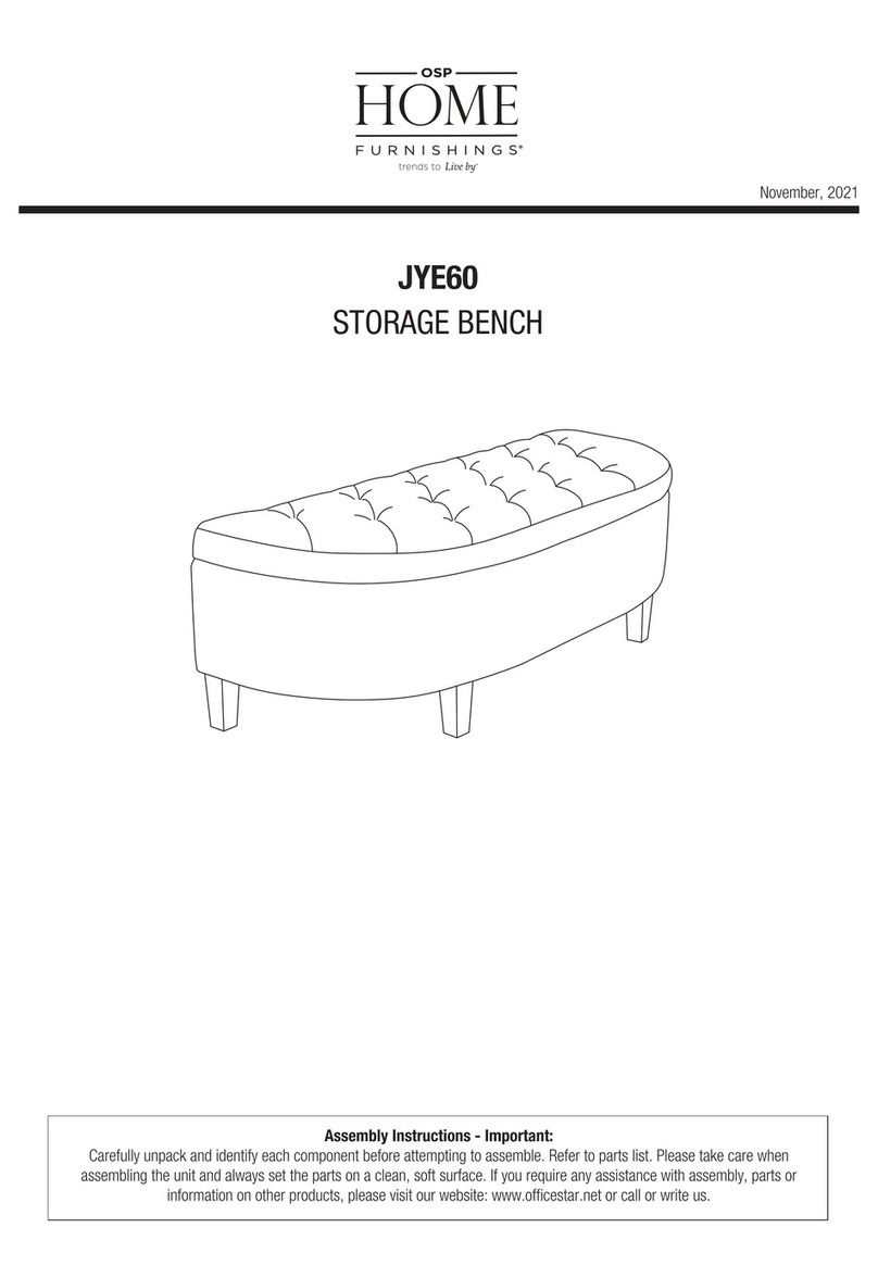 OSP Home Furnishings JYE60 Assembly instructions OSP Home Furnishings JYE60 Assembly instructions