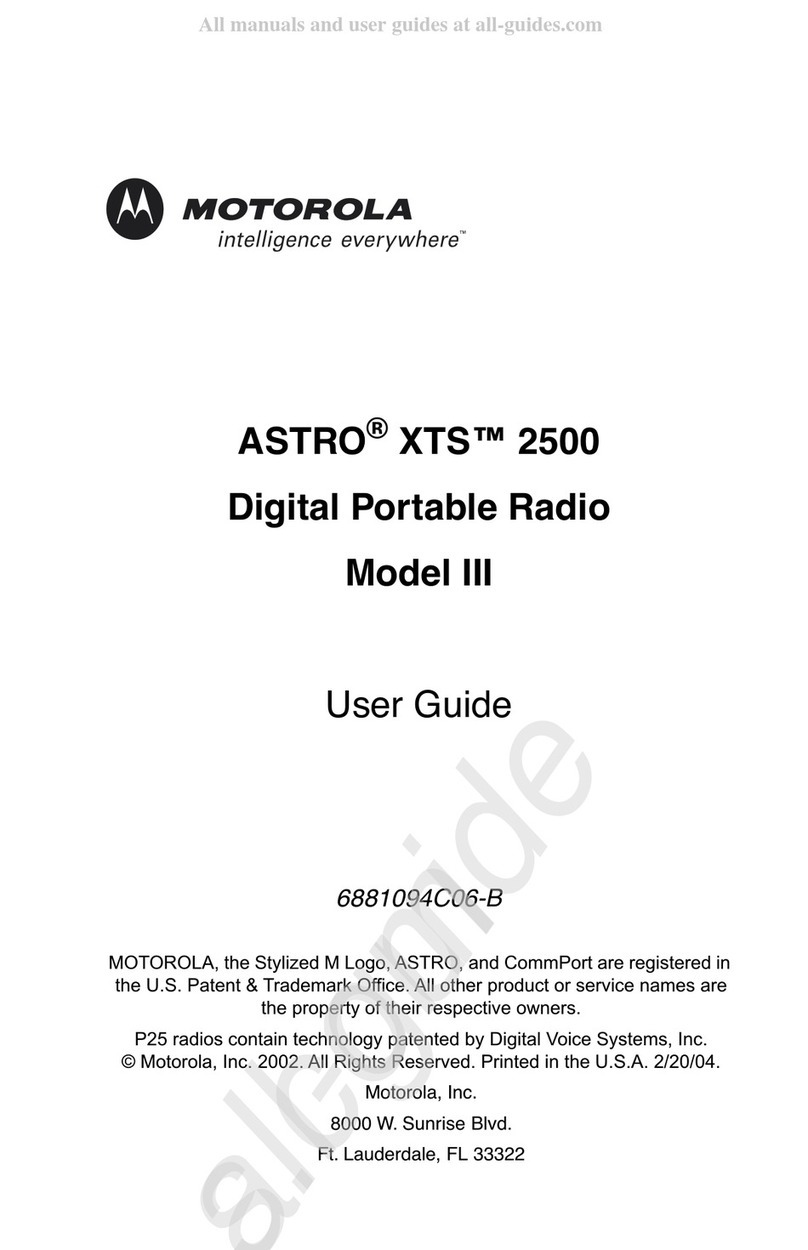 Motorola ASTRO XTS 2500 III User manual