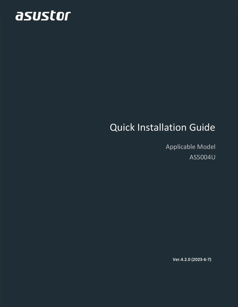 ASUSTOR AS5004U User manual