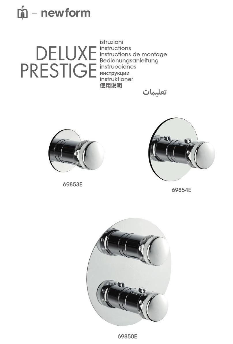 newform DELUXE PRESTIGE 69853E instructions