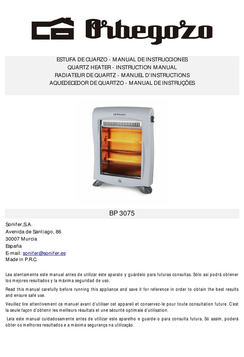 Orbegozo BP 3075 User manual