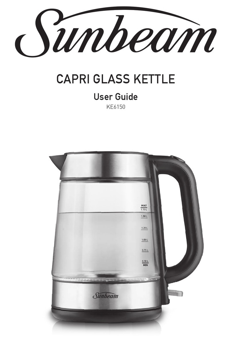 Sunbeam CAPRI KE6150 User manual
