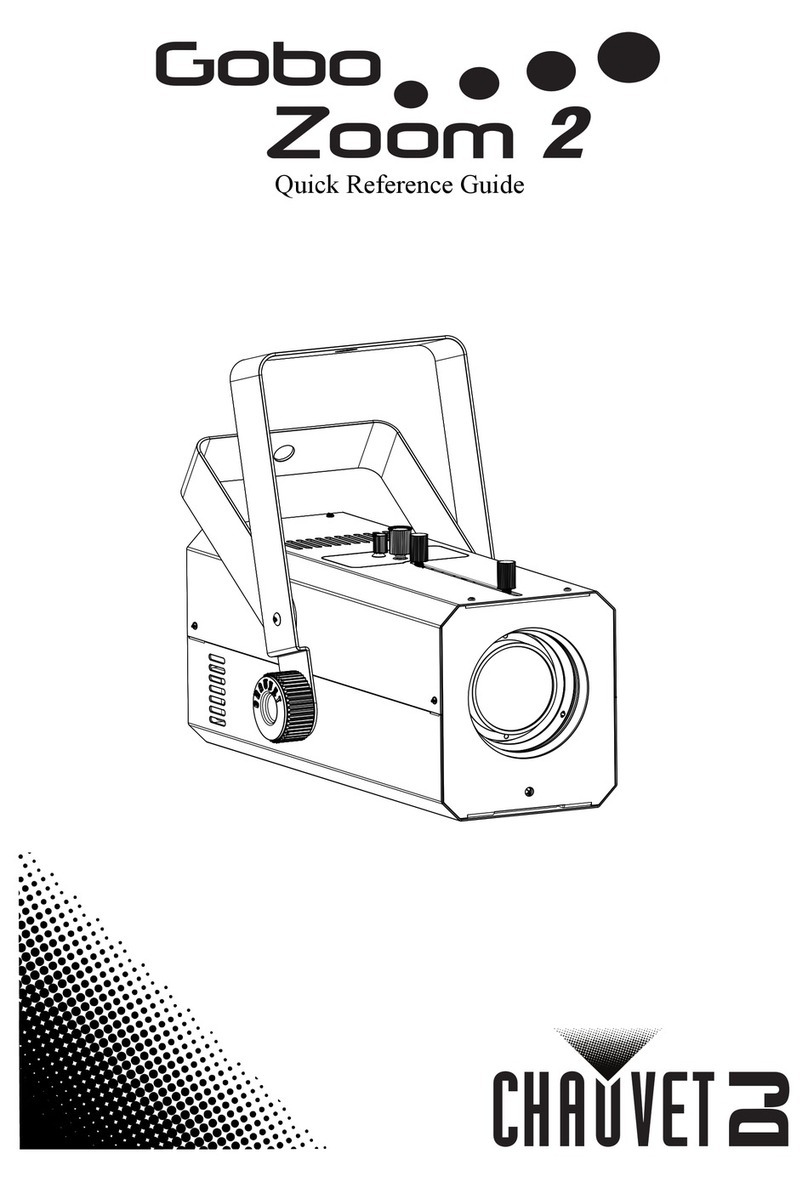 Chauvet DJ GOBO ZOO 2 Quick reference guide