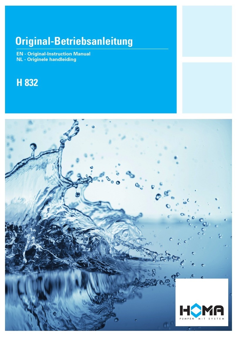 Homa H 832 User manual