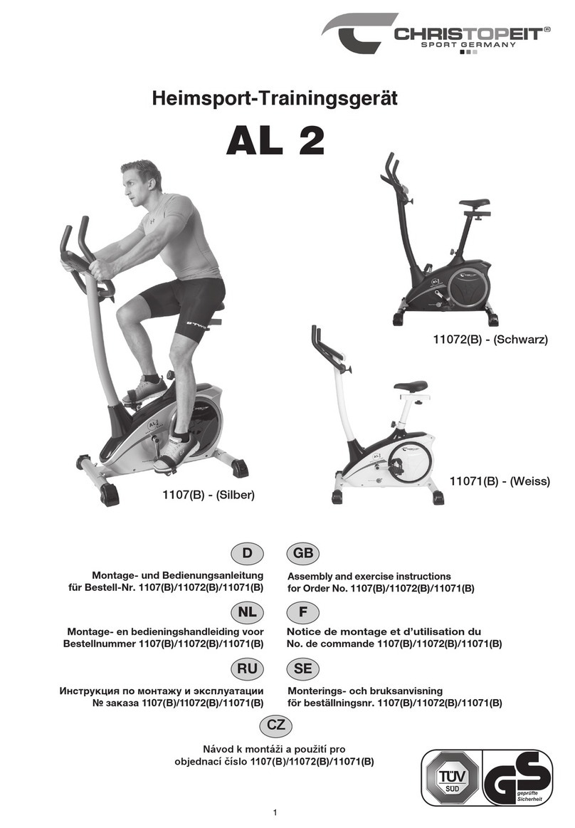 Christopeit Sport 11071 Assembly and exercise instructions Christopeit Sport 11071 Assembly and exercise instructions