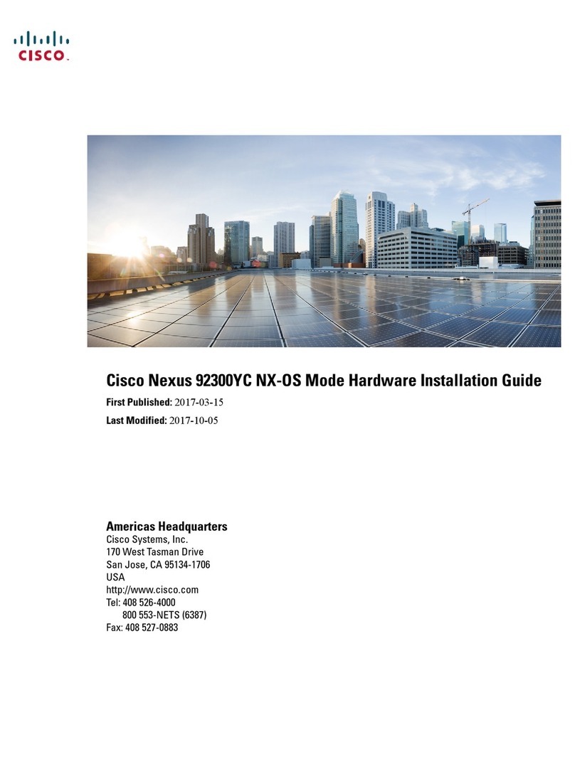 Cisco Nexus 92300YC Hardware installation guide