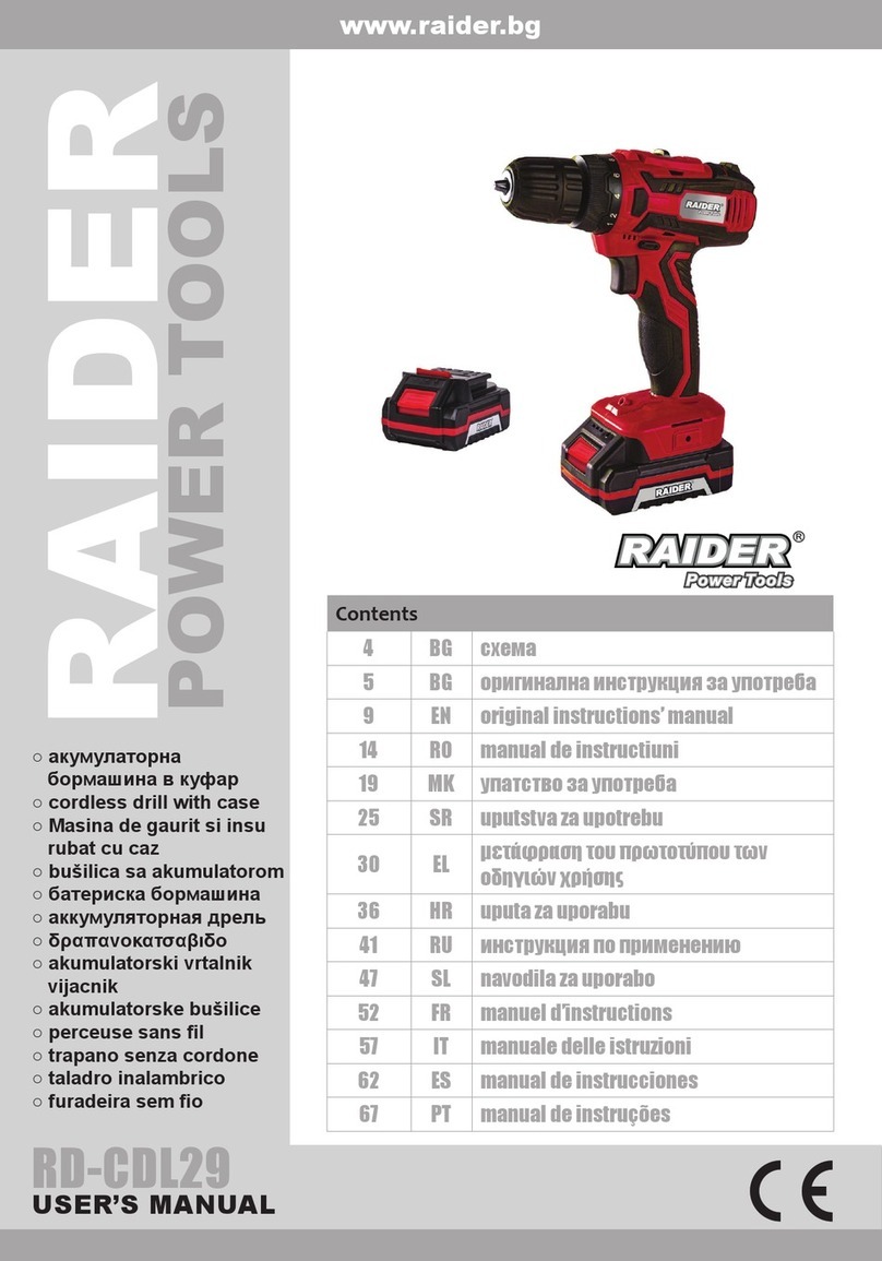 Raider RD-CDL29 User manual Raider RD-CDL29 User manual