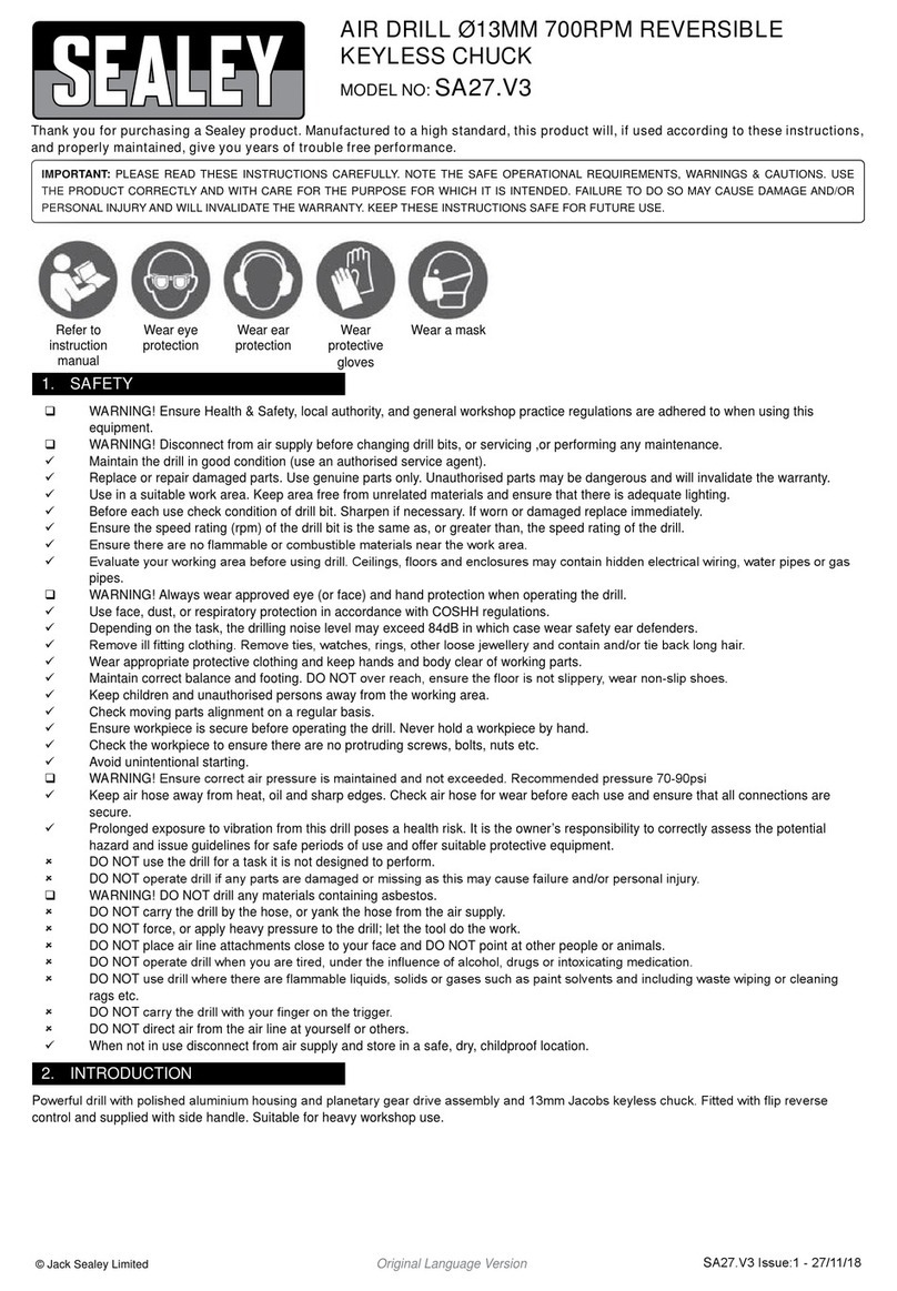 Sealey SA27.V3 User manual