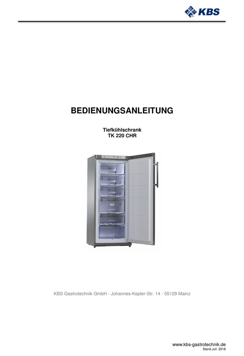 KBS Gastrotechnik TK 220 CHR instruction manual