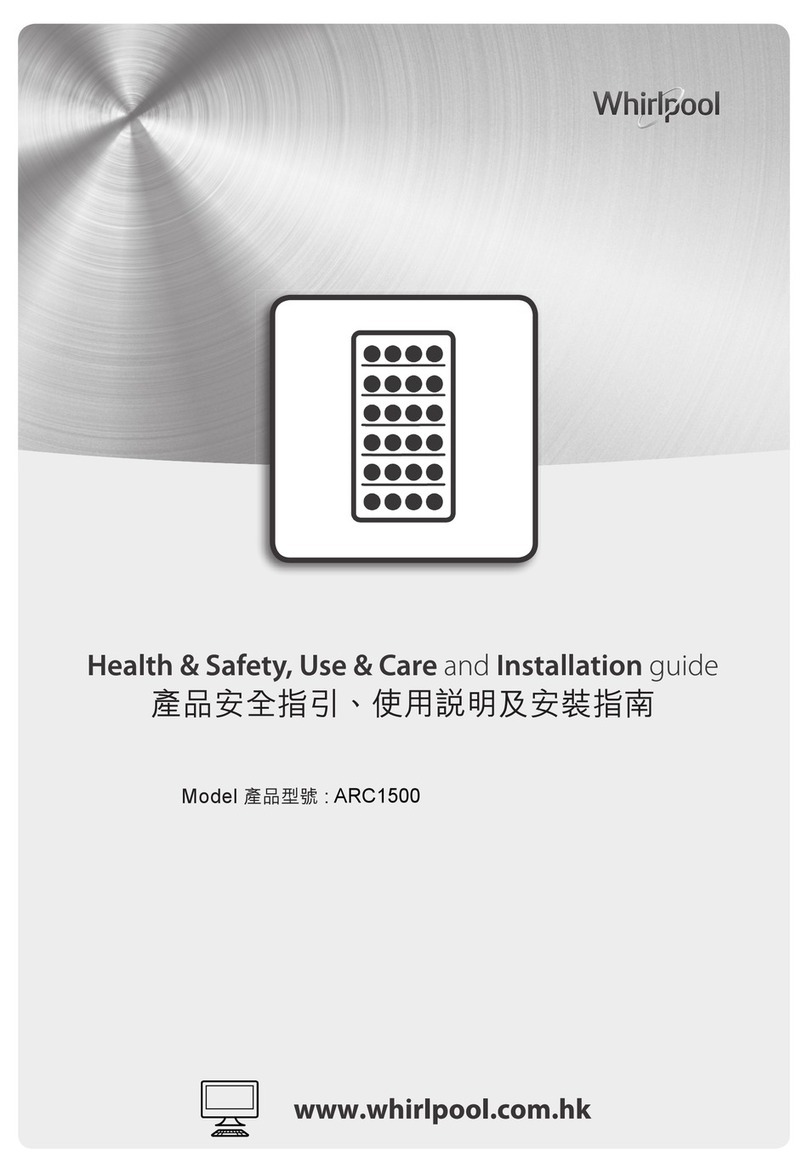 Whirlpool ARC1500 installation guide