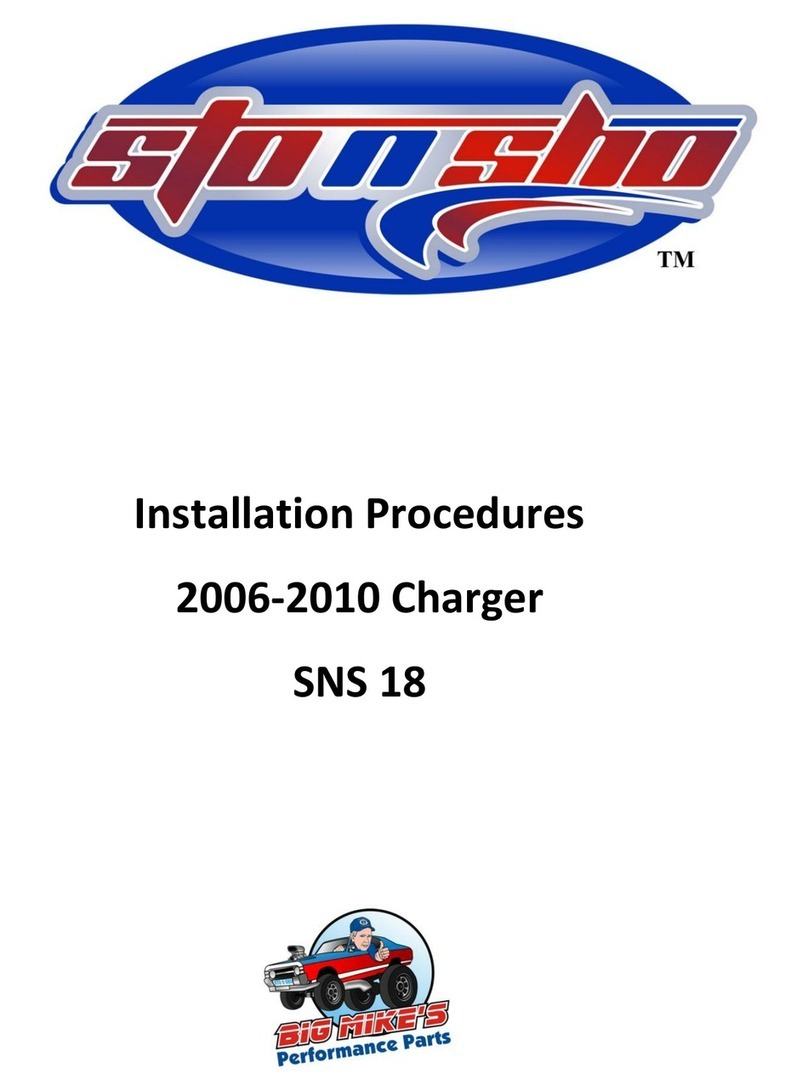 Big Mikes Performance Parts STO N SHO SNS 18 Installation procedures
