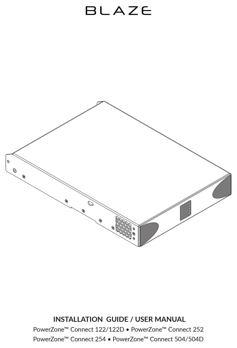 Blaze PowerZone Connect 122D Troubleshooting guide
