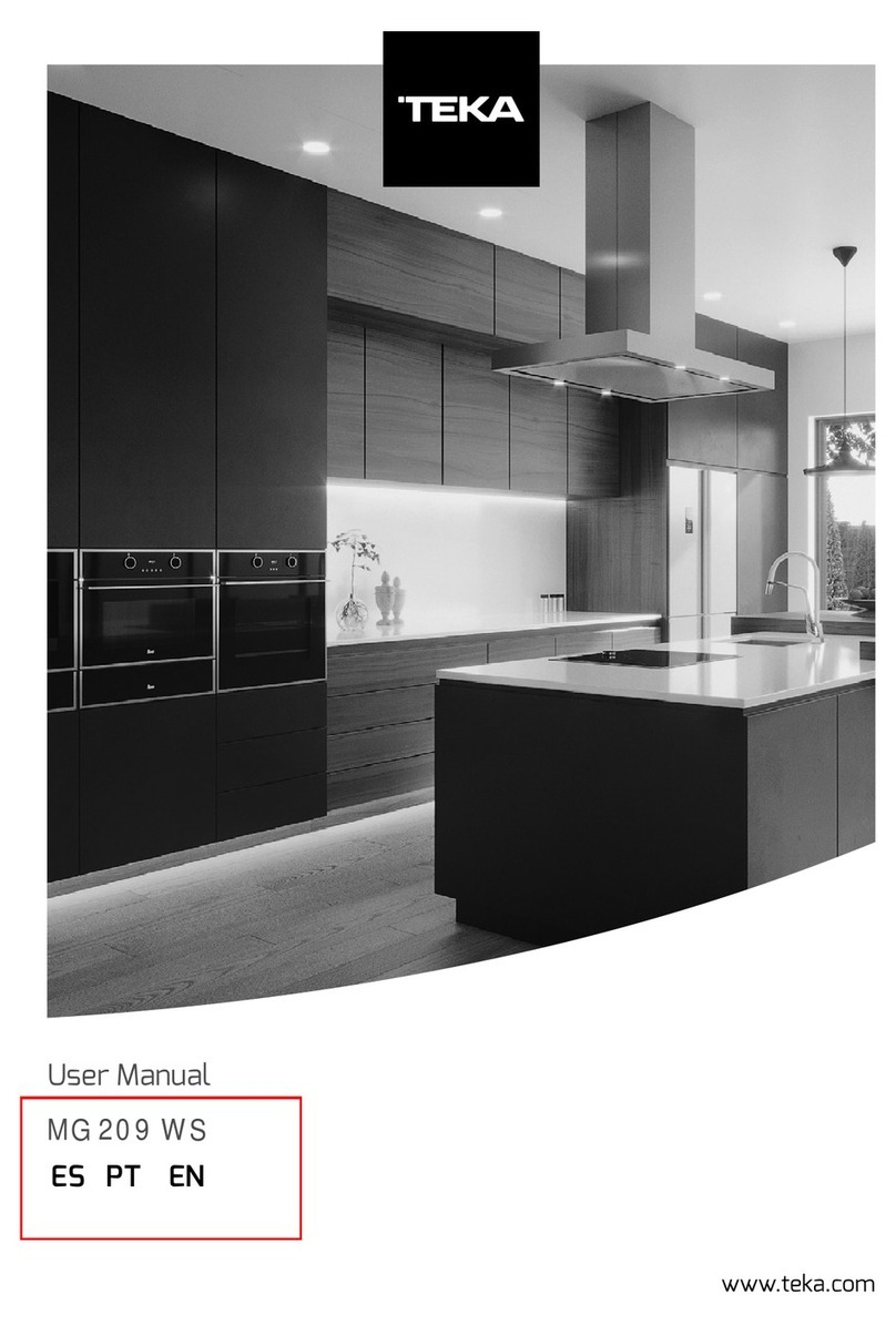 Teka MG 209 WS user manual