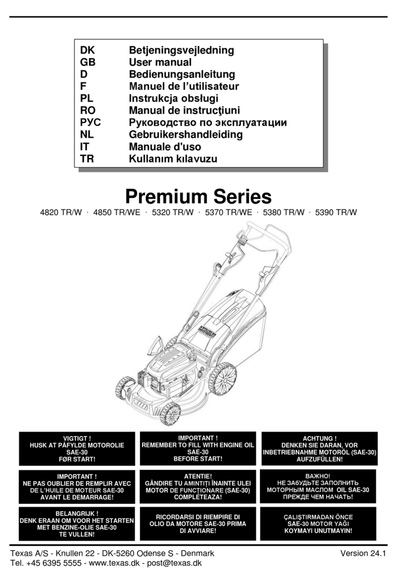 Texas A/S Premium Series User manual