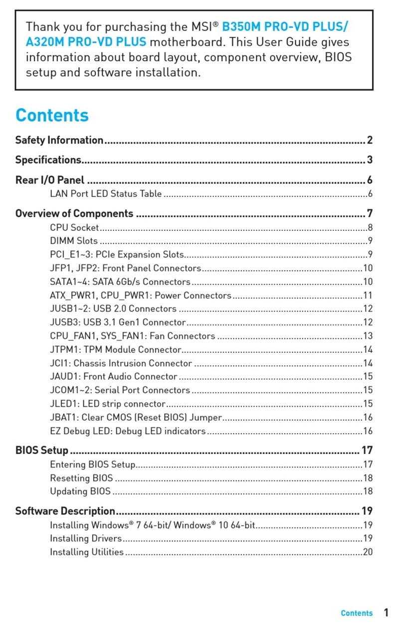 MSI B350M PRO-VD PLUS User manual