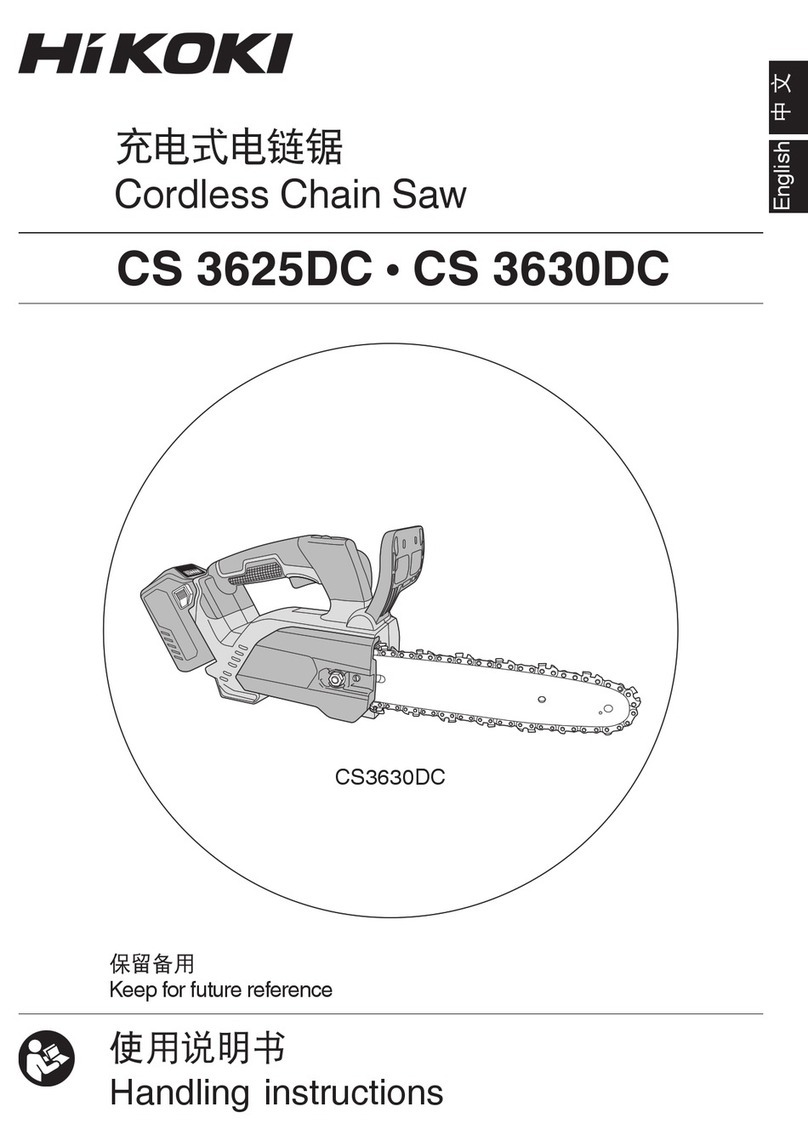 HIKOKI CS 3630DC User manual