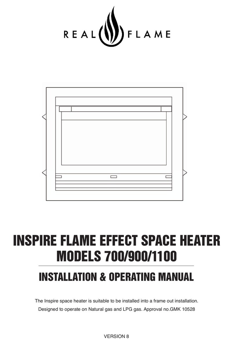 RealFlame Inspire 700 Installation & operating manual