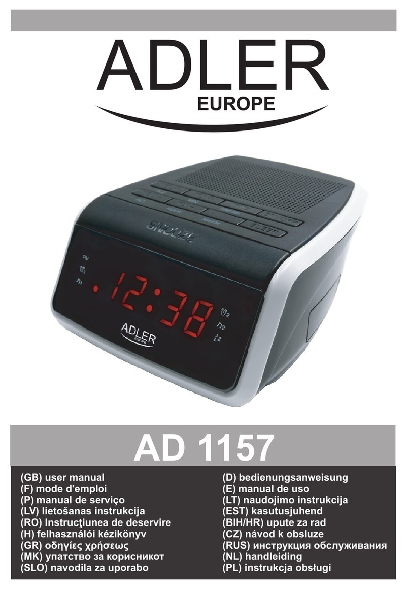 Adler Europe AD 1157 user manual