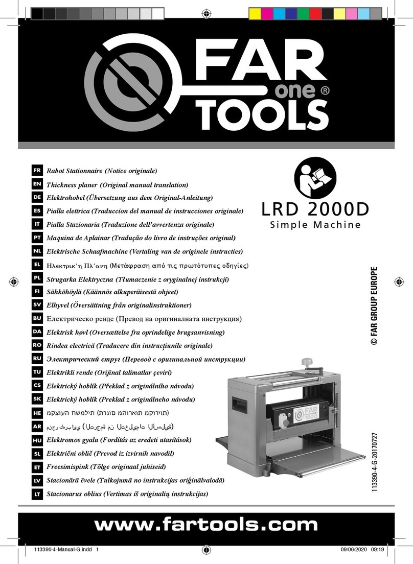 Far Tools one LRD 2000D Use and care manual