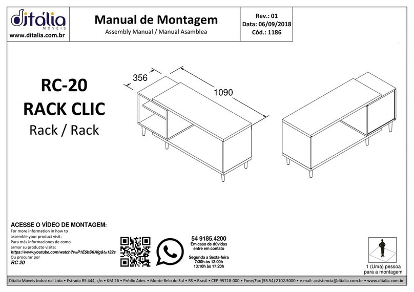 DITALIA RC 20 Assembly manual
