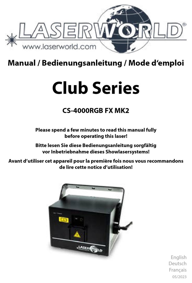 Laserworld CS-4000RGB FX MK2 manual