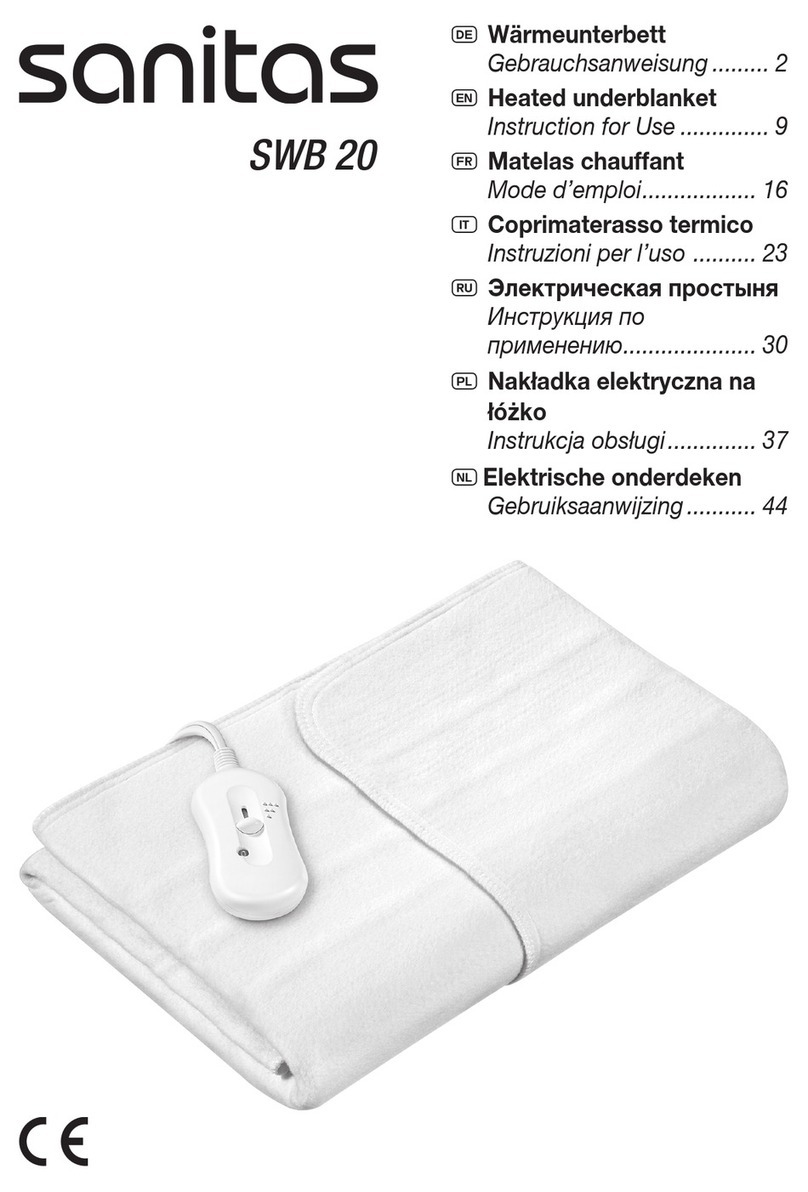 Sanitas SWB 20 Instructions for use