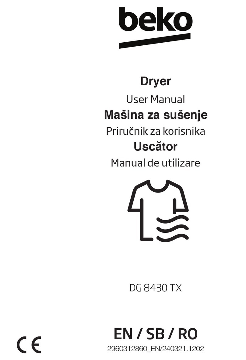 Beko DG 8430 TX User manual