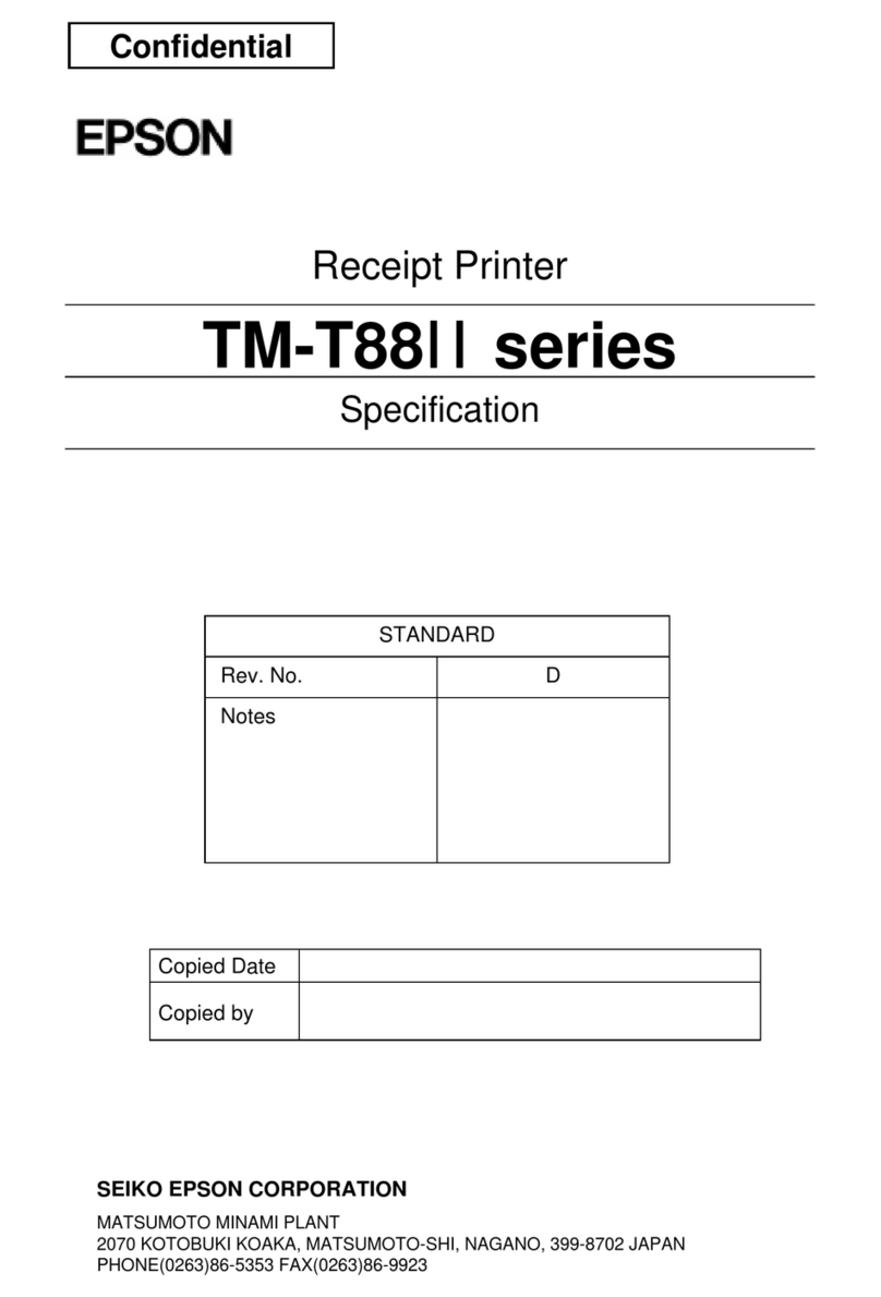 Epson TM-T88IIP User manual