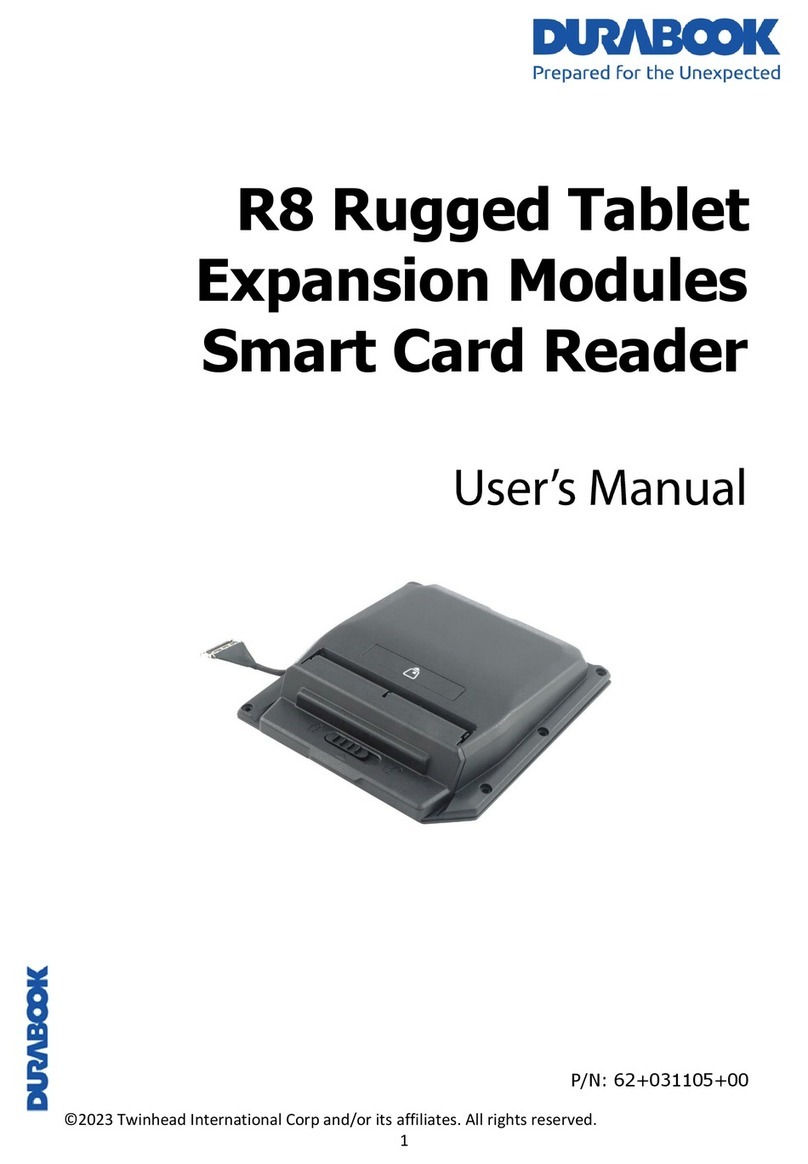 Durabook R8 User manual