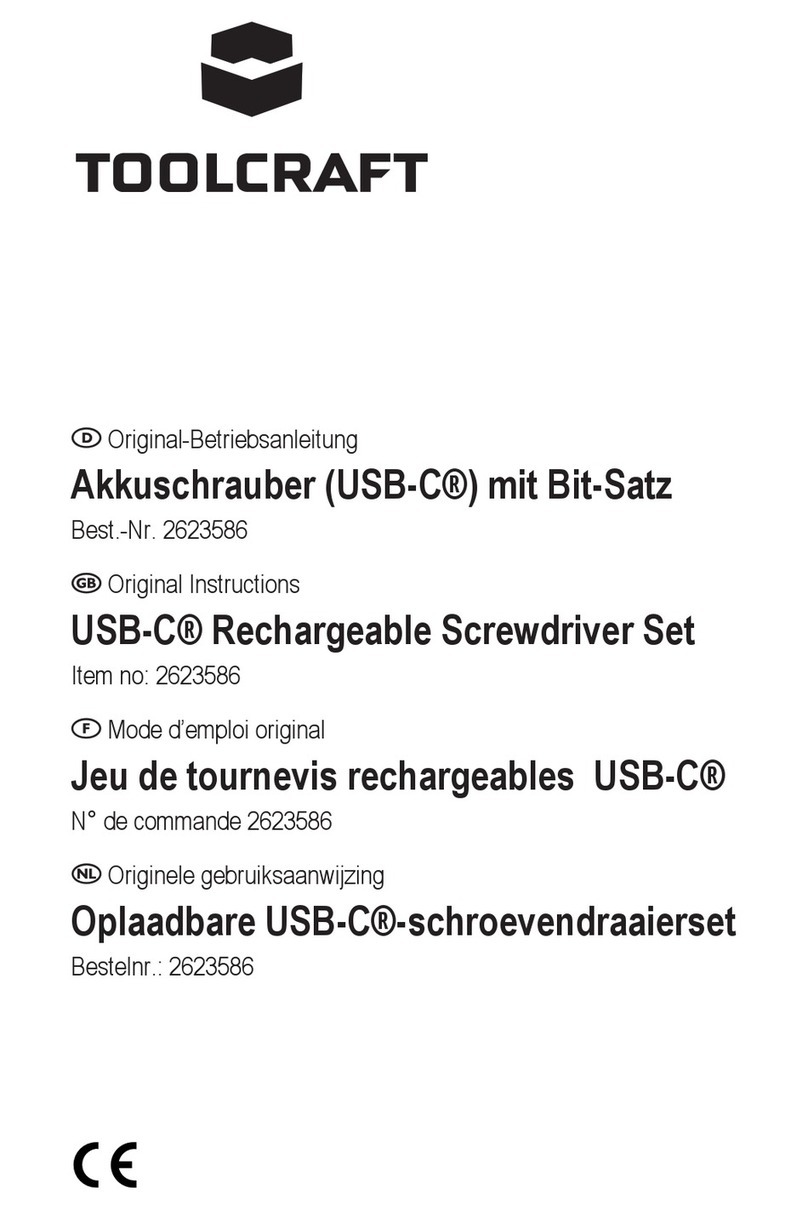 TOOLCRAFT 2623586 Original instructions