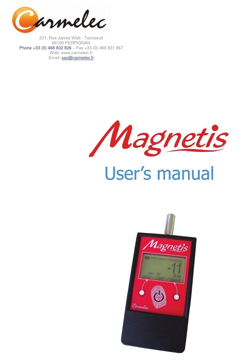 carmelec Magnetis User manual