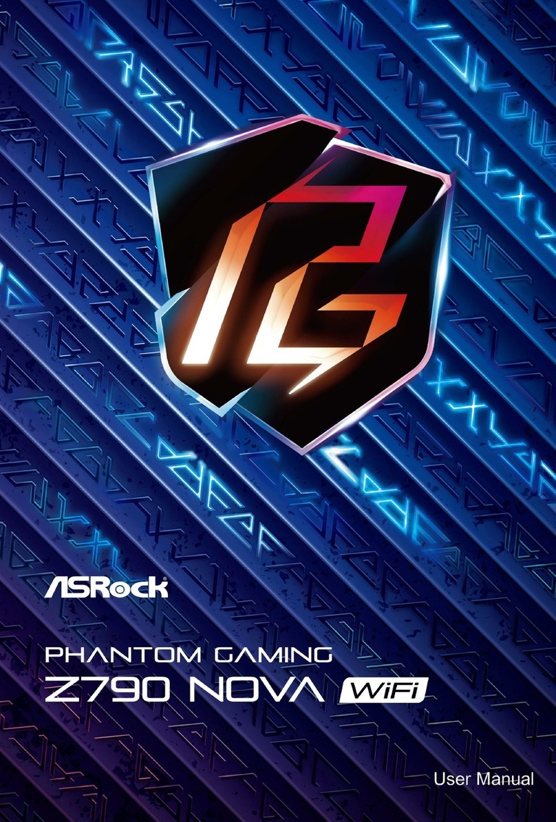 ASROCK PHANTOM GAMING Z790 NOVA WiFi user manual
