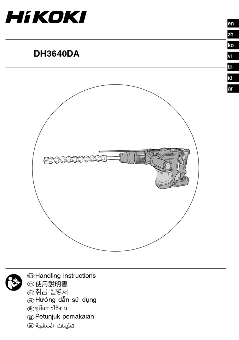 HIKOKI DH 3640DA User manual HIKOKI DH 3640DA User manual