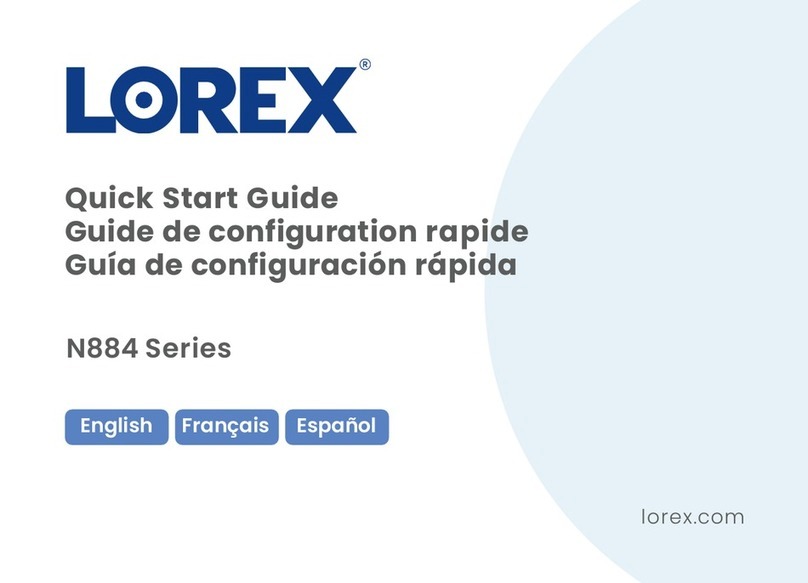 Lorex N884 Series quick start guide