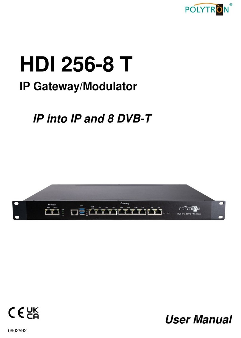 Polytron HDI 256-8 T User manual