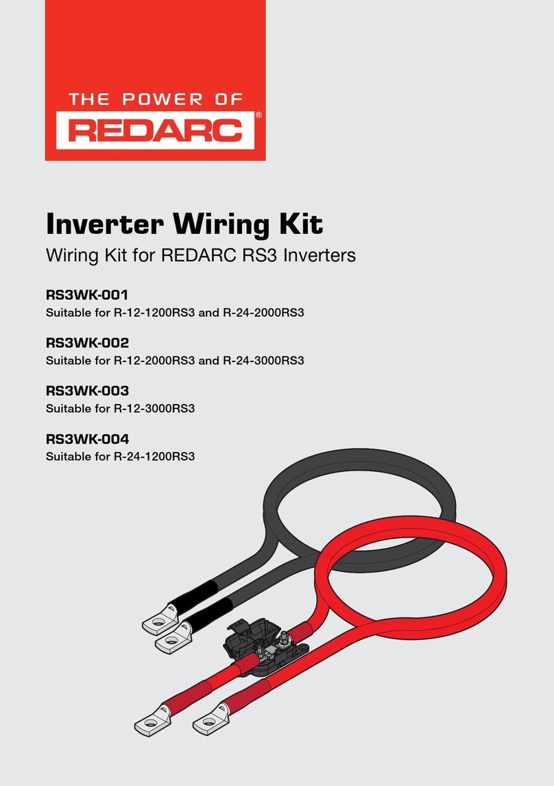 Redarc RS3WK-001 instruction manual
