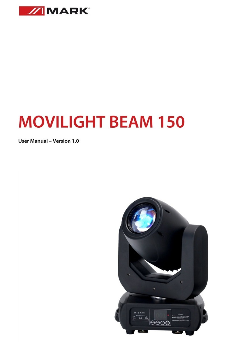 Mark MOVILIGHT BEAM 150 user manual