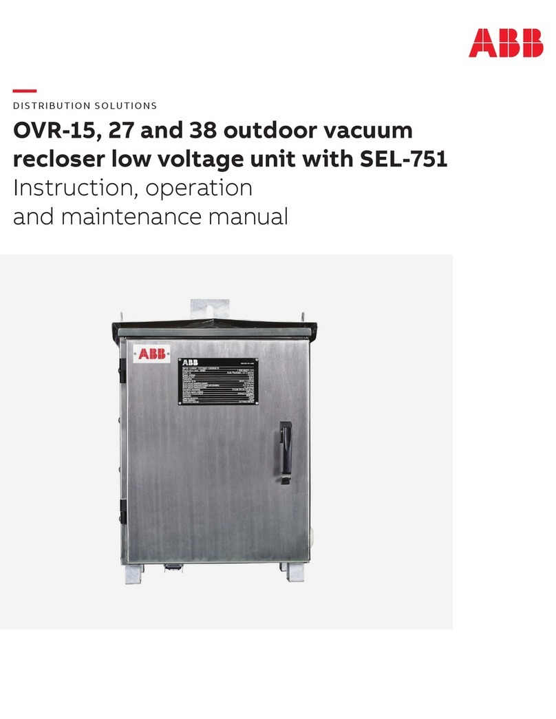 ABB OVR-15 Instruction, Operation and Maintenance Manual