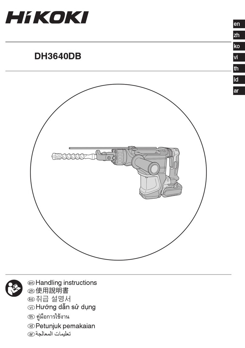 HIKOKI DH3640DB User manual