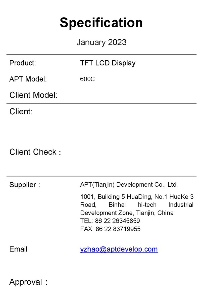 APT 600C User manual