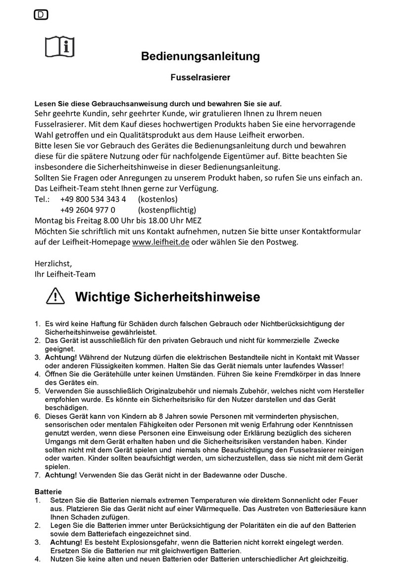 Leifheit 80029 manual