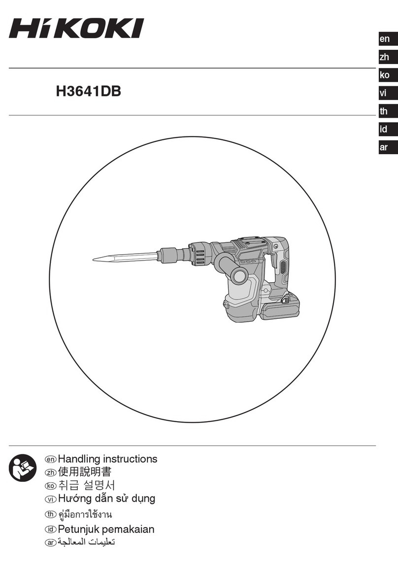 HIKOKI H3641DB User manual